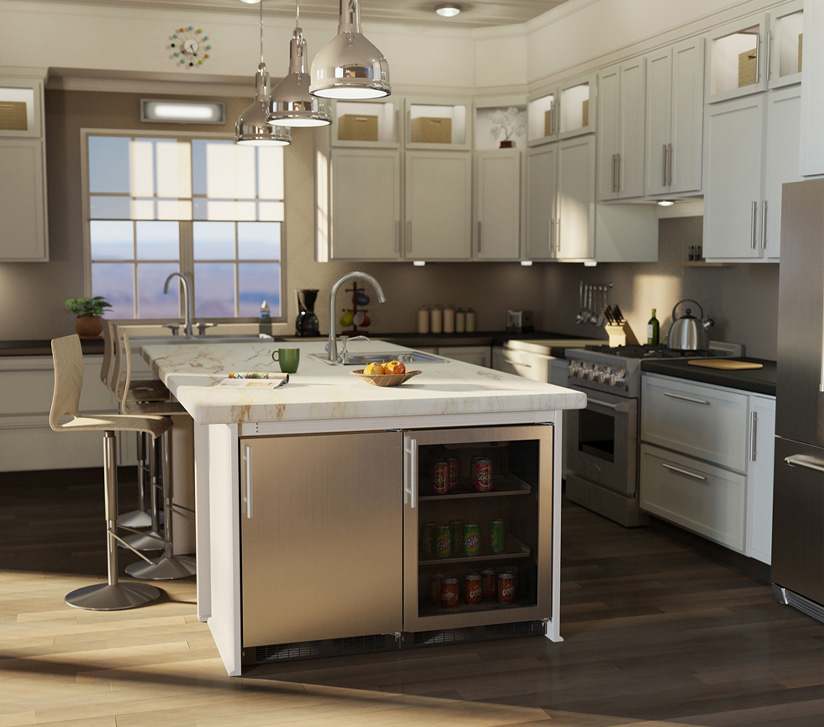 CGI Rendering - Kitchen | Keith Jensen Design 