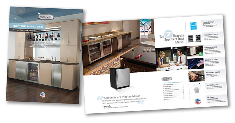 Brochure - Hospitality - Marvel Refrigeration | Keith Jensen Design 